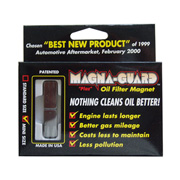 Magna-Guard Oil Filter Magnet.  Mini Size is shown here in retail packaging.